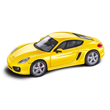 Porsche Cayman S 981 2013 in Racing Yellow 1:43 Diecast Scale Model